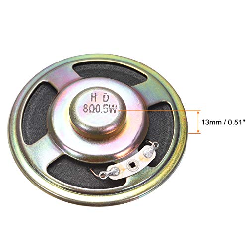 0.5W 8 Ohm DIY Magnetic Speaker 57mm Round Shape Replacement Loudspeaker for 2pcs
