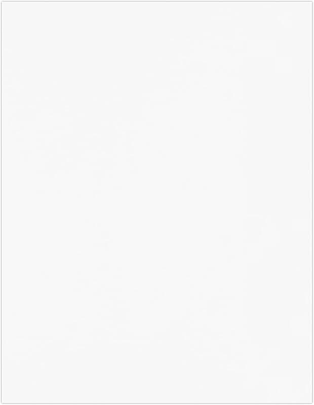 White 8.5 x 11 Cardstock, 50 Sheets