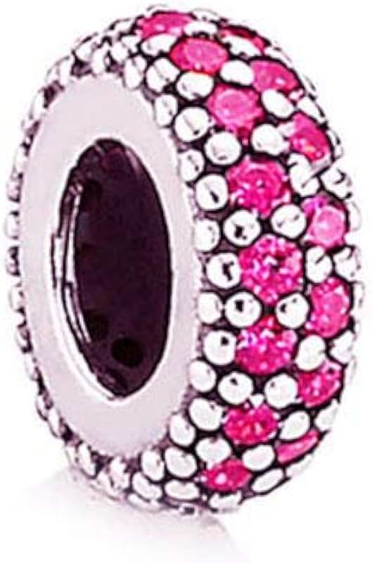 Sparkling Sterling Silver Birthstone Charm for Bracelets