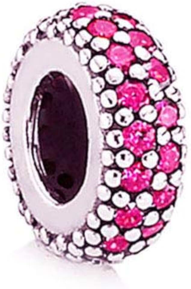 Sparkling Sterling Silver Birthstone Charm for Bracelets