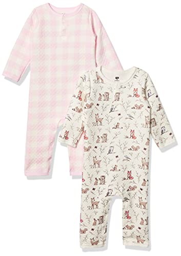 Unisex  Premium Quilted Coveralls, Enchanted Forest, 3-6 Months