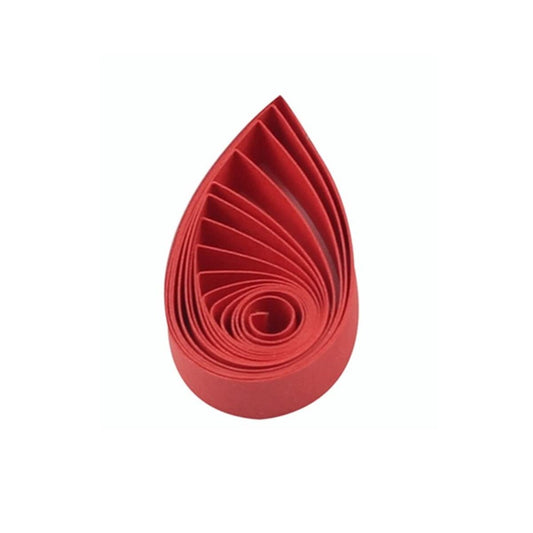 Red Quilling Paper Strips 3mm, 5mm, 10mm, 21-inch