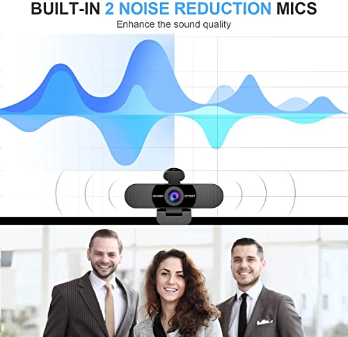 1080P Webcam with Microphone, C960 Web Camera, 2 Mics Streaming Webcam with Privacy Cover, 90View Computer Camera, Plug&Play USB Webcam for Calls/Conference, Zoom/Skype/YouTube, Laptop/Desktop