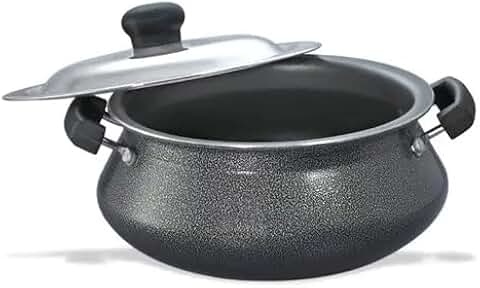 Mini 2.5L Non-Stick Handi with Lid and Scrubber