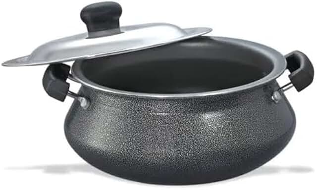Mini 2.5L Non-Stick Handi with Lid and Scrubber
