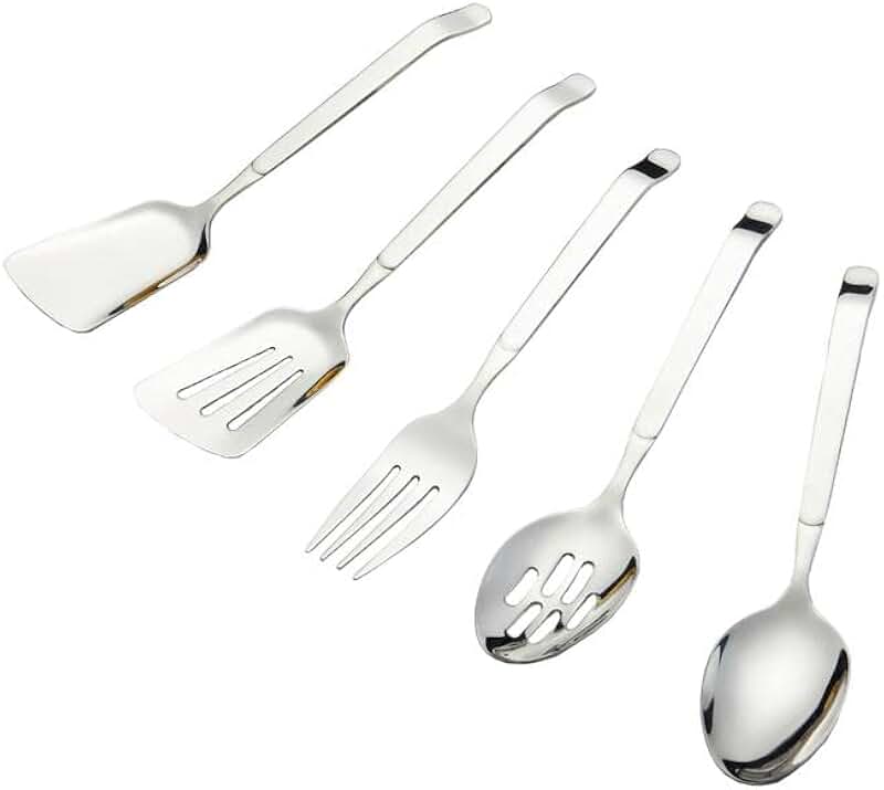 5-Piece Stainless Steel Kitchen Utensils Set