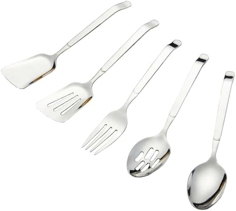 5-Piece Stainless Steel Kitchen Utensils Set