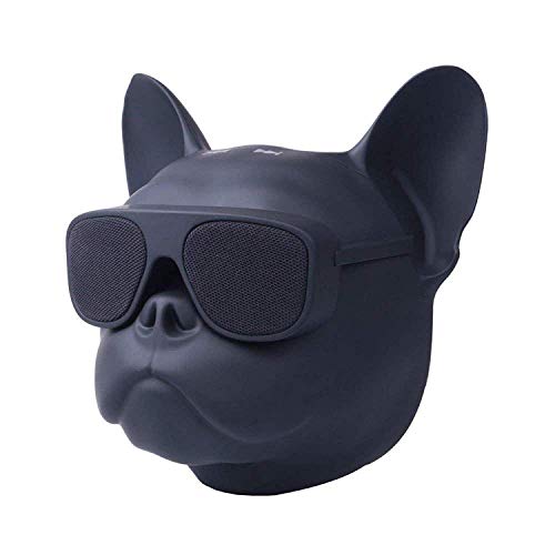 '- Stylin' Bulldog Speaker! 8W Wireless Portable Bluetooth Speaker Stereo - French Bulldog Speaker for Phone, Computer, Tablet - Cool Unique Dog Lover Gift
