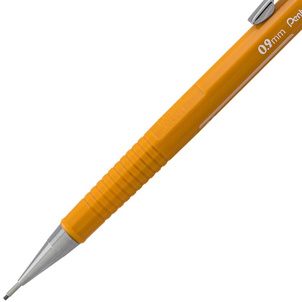 Yellow 0.9mm Mechanical Drafting Pencil, Pack of 6