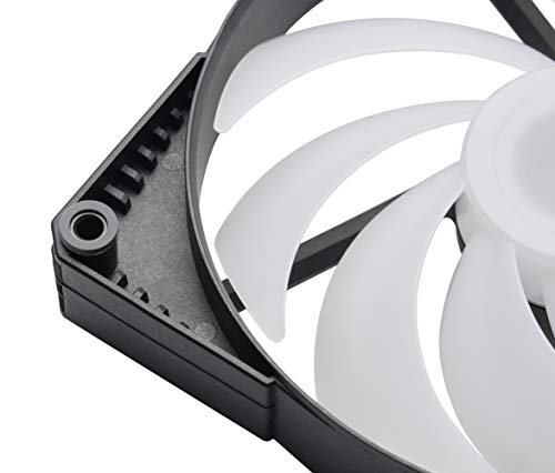 (PH-F140SK_DRGB_PWM) SK140 DRGB PWM Fan, 140mm Fan, high Airflow Nine-Blade Design, DRGB Lighting, Rubber dampening washers - Black