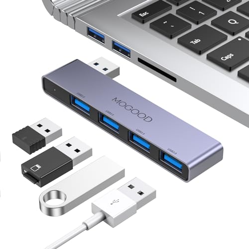 Ultra-Slim USB 3.0 Hub for Laptop and PC