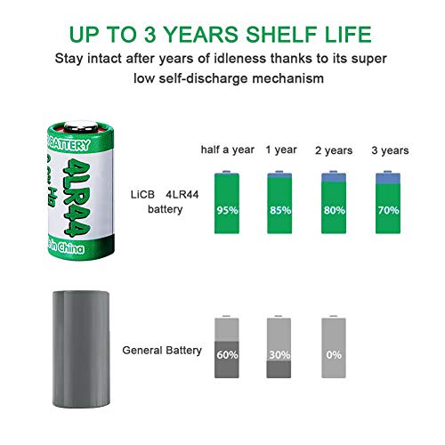 10 Pack 4LR44 6V Battery PX28A 476A A544 K28A L1325 Battery 6V Alkaline Batteries for Dog Collars
