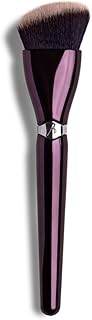Angled Cream Blush Brush with Synthetic Fibers