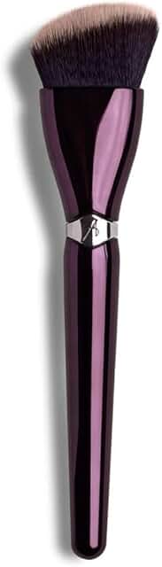 Angled Cream Blush Brush with Synthetic Fibers