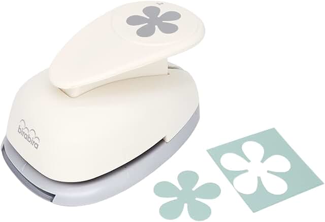 2-inch flower craft punch for paper and scrapbooking