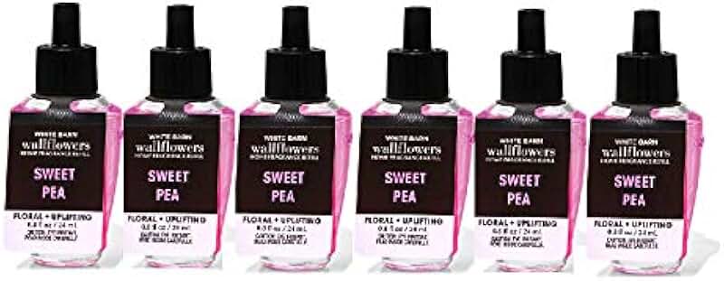Six Sweet Pea Wallflower Fragrance Refills