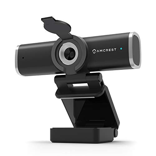 1080P Webcam with Microphone for Desktop, Web Cam Computer Camera, Streaming HD USB Web Camera for Laptop & PC with Privacy Cover, Wide Angle Lens, Superior Low Light (AWC195-B)