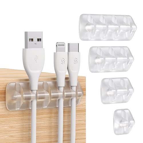 Self-Adhesive Cable Clips for Home and Office, 5 Packs