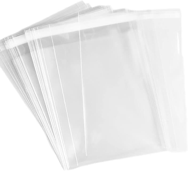 200 Clear Resealable Cellophane Bags for Crafts and Gifts