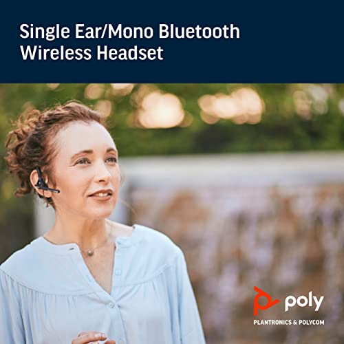 '- Voyager 5200 UC (Poly) - Bluetooth Single-Ear (Monaural) Headset - USB-A Compatible to connect to your PC and/or Mac - Works with Teams, Zoom & more - Noise Canceling