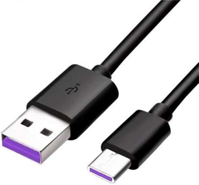 USB-C to USB 3.0 Charging Cable, 3.3 ft, Black