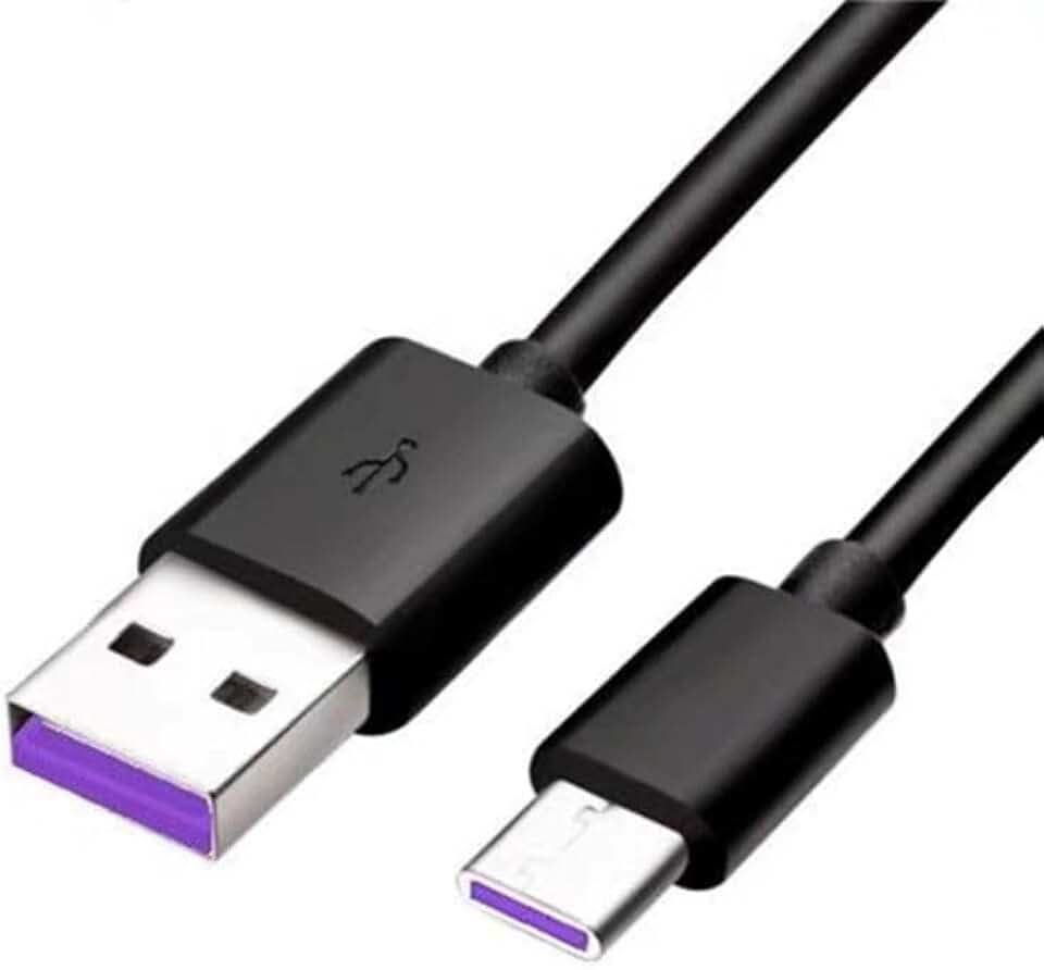 USB-C to USB 3.0 Charging Cable, 3.3 ft, Black