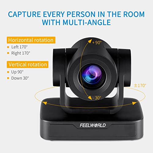 USB10X Video Conference Webcam USB PTZ Camera 10X Optical Zoom Full HD 1080p for Live Streaming Church Business Education Medical Conference Room Camera System