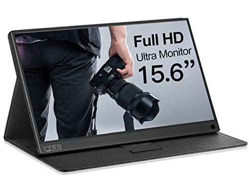 15.6 Inch Full HD Portable Monitor with Case and Screen Protector