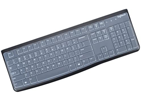 Clear ultra-thin keyboard cover for wired keyboards
