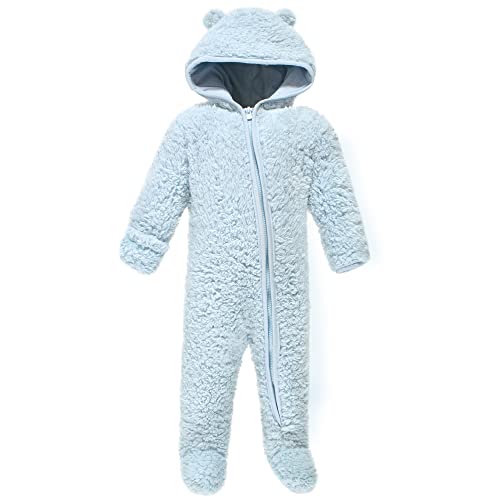 Unisex  Fleece Sleep and Play Lt Blue, 0-3 Months