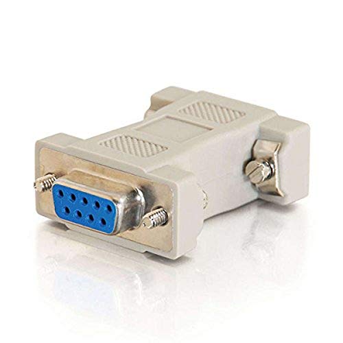 02457 MultiSync VGA (HD15) Male to DB9 Female Serial RS232 Adapter Beige
