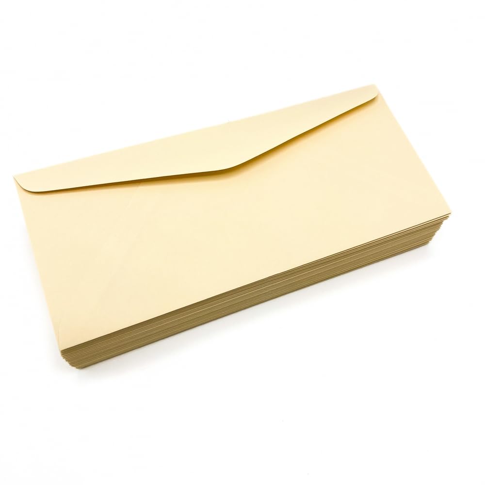 Pastel Ivory Standard Mailing Envelope, 4.8x9.5, 500