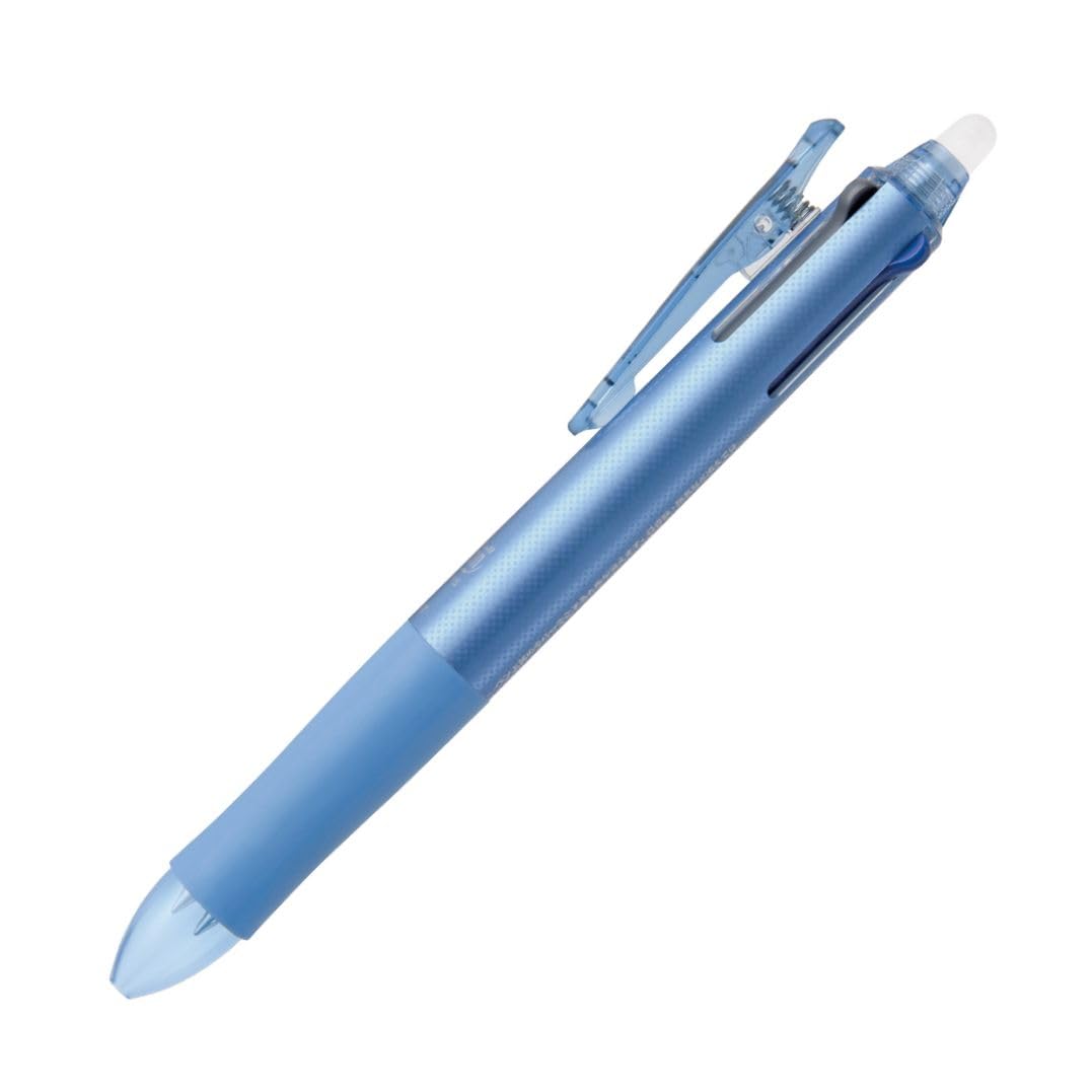 Four-color ballpoint pen with light blue body