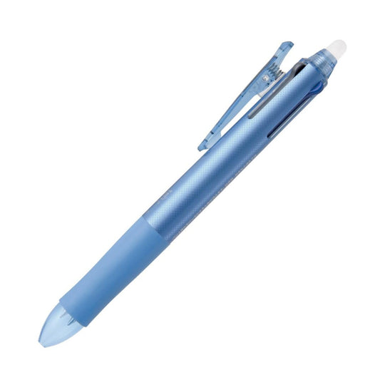 Four-color ballpoint pen with light blue body