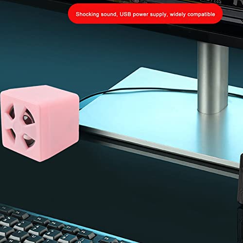 1 Pair of 3.5mm Desktop Speakers,Compact Laptop Speakers,Powerful Bass,Adjustable Volume,Compatible with 3.5mm Interface,USB Interface,Connectable to PC and Mobile Phone