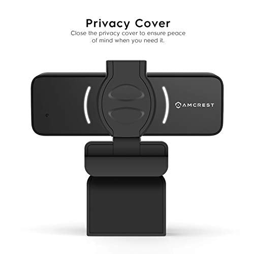 1080P Webcam with Microphone & Privacy Cover, Web Cam USB Camera, Computer HD Streaming Webcam for PC Desktop & Laptop w/Mic, Wide Angle Lens & Large Sensor for Superior Low Light (AWC205)