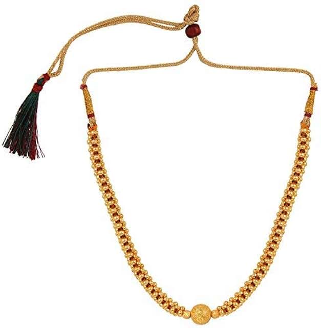 Indian Thusi Style Necklace for Women Wedding Jewelry