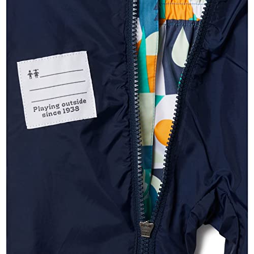 Baby Critter Jitters II Rain Suit, Deep Marine Summer Escape/Bright Indigo, 0/3