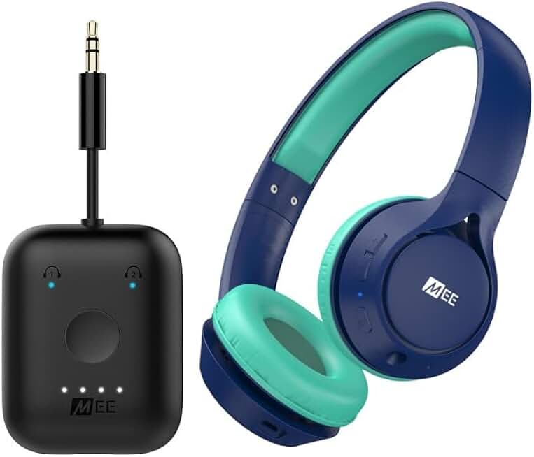 Wireless Bluetooth Audio Transmitter and Kids Headphones Bundle