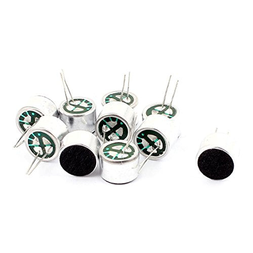 10 Pcs Audio & Video Accessories 10mmx7mm Through Hole Mini Electret Microphone Computer Microphones Condenser Pickup