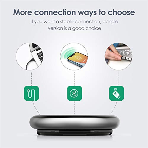 Bluetooth Speakerphone Conference Speakerphone Microphone Teams CP700 USB Speaker Full Duplex Noise Reduction Algorithm Home Office 360 Voice Pickup (