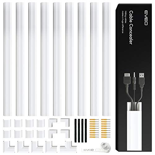 153 Cord Hider for Wall, Paintable Cable Concealer