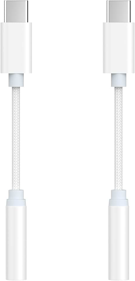 USB C to 3.5mm Headphone Adapter, 2 Pack