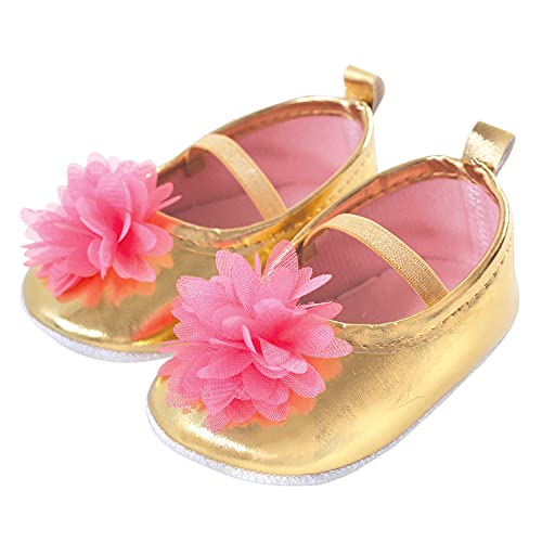 Uni  Baby Cotton Bodysuit, Pant and Shoe Set, Sunshine, 0-3 Months