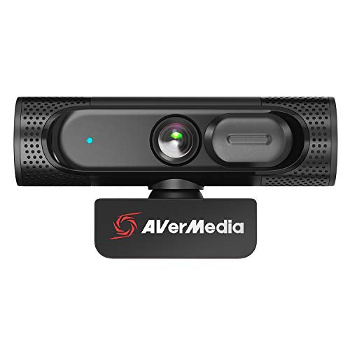 Live Streamer CAM 315, Webcam, 1080p/60fps Recording, Microphones, Fixed Focus, Wide Adjustable Field of View, Works with Skype, Zoom, Teams - Black