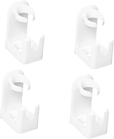 Set of 4 Wall-Mounted Bathroom Toothbrush Holders