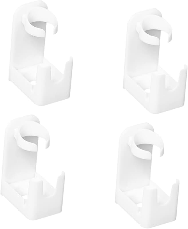 Set of 4 Wall-Mounted Bathroom Toothbrush Holders