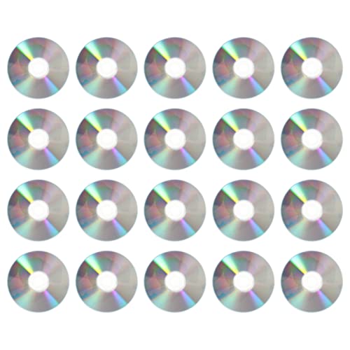 50pcs CD for Decoration DIY Blank CD Discs Aesthetic 90s CD Wall Decor Fake Records for Painting Aesthetic Room Decor Music Party Decorations