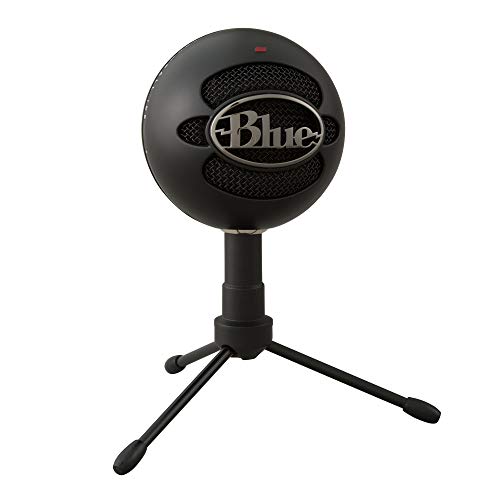 Blue Snowball iCE USB Microphone for PC, Podcast, Gaming, Streaming, Studio, Computer Mic - Black