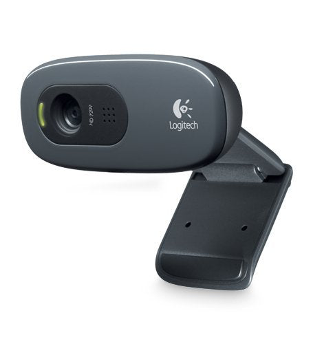C270 Desktop or Laptop Webcam, HD 720p Widescreen for Video Calling and Recording (Renewed)